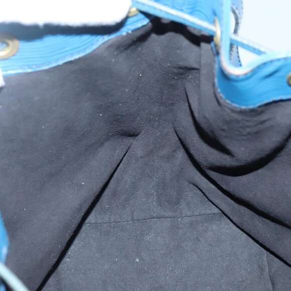 LOUIS VUITTON Epi Petit Noe Shoulder Bag Blue M44105 LV Auth 136638 - Picture 13 of 16